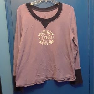 Tommy Hilfiger long sleeve sleep shirt